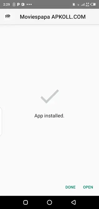 Screenshot of Moviespapa Android