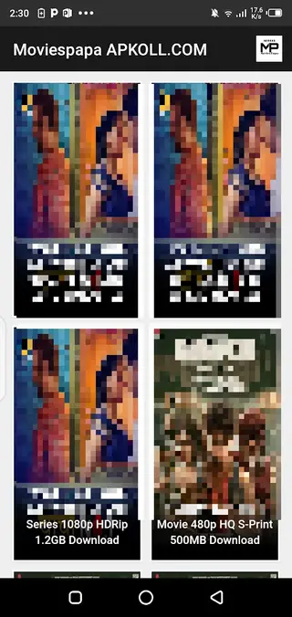 Screenshot of Moviespapa App