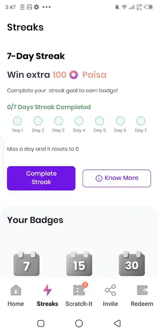 Screenshot of MPaisa App