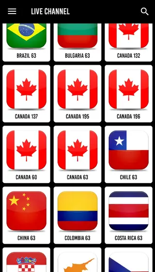 Screenshot of Mr Zip TV App