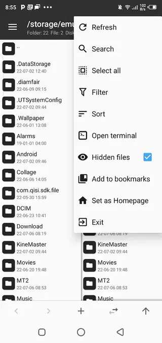 Screenhot of MT Manager Apk