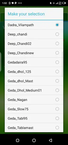 Screenshot of Music Sampler Android