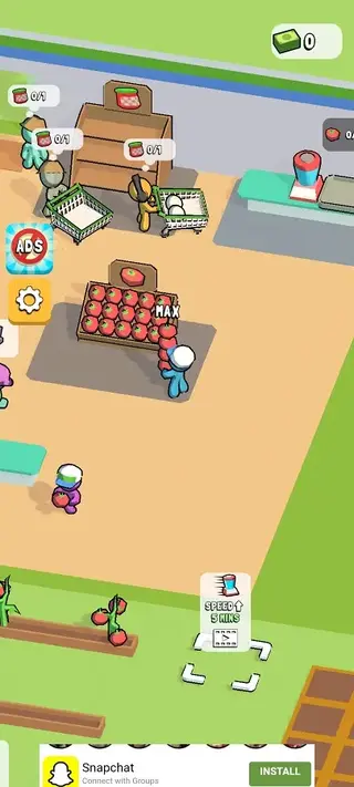 Screenshot of My Mini Mart Game