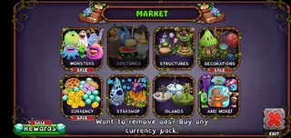 Screenshot Of My Singing Monsters Hack Game