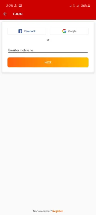 Screenshot of Mysure11 App