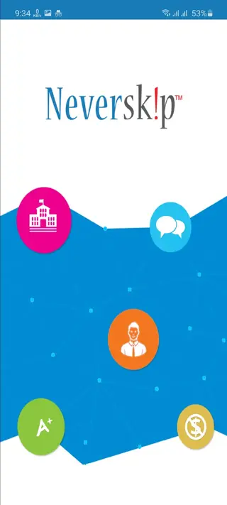 Screenshot of Neverskip Parent Portal