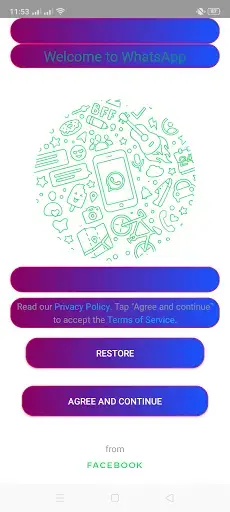 Screenshot of NG WhatsApp App