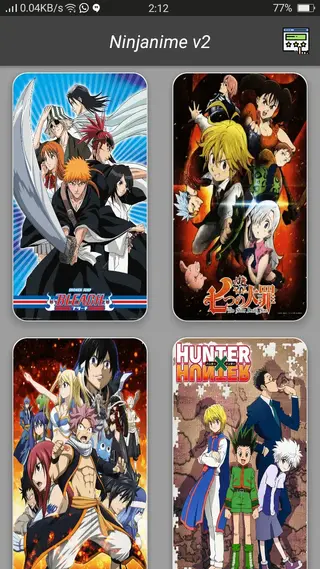 Screenshot of Ninjanime