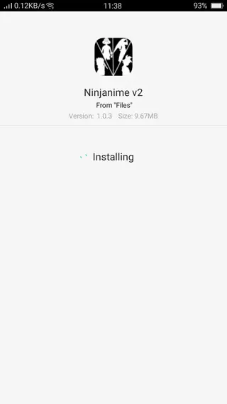 Screenshot of Ninjanime Apk