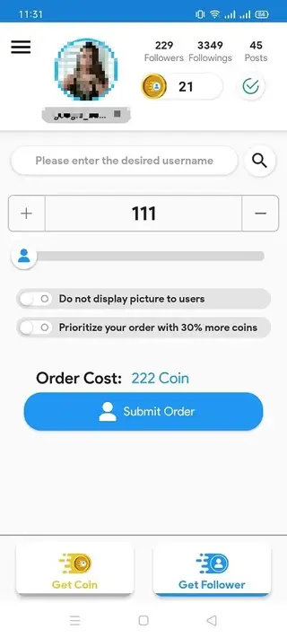 Screenshot of Niva Followers Apk