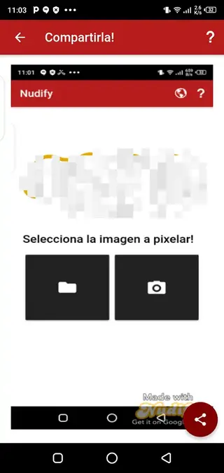 Screenshot of Nudifier Android