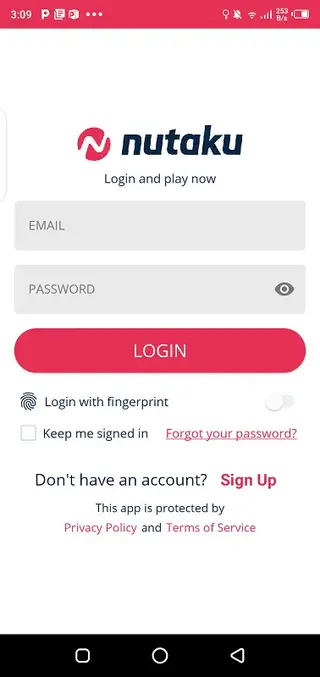 Screenshot of Nutaku Android