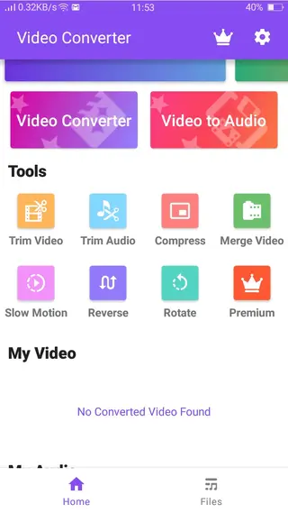Screenshot of Nxxxa Ace Video Converter Apk