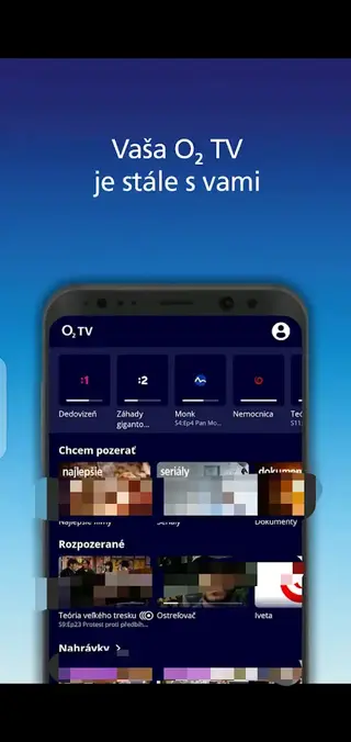 Screenshot of O2 TV SK Android