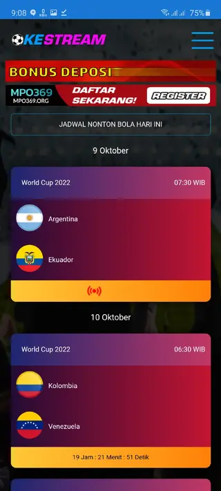 Screenshot of Okestream Apk
