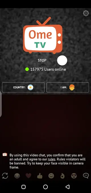 Screenshot of Omegle Brasil Android