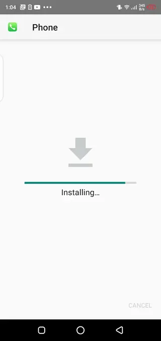 Screenshot of Oneplus Dialer App