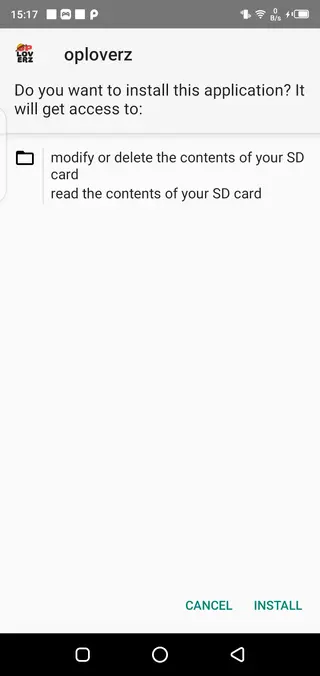 screenshot of Oploverz