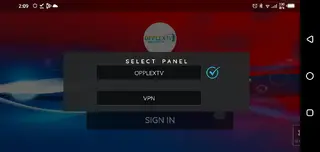 Screenshot of Opplextv App