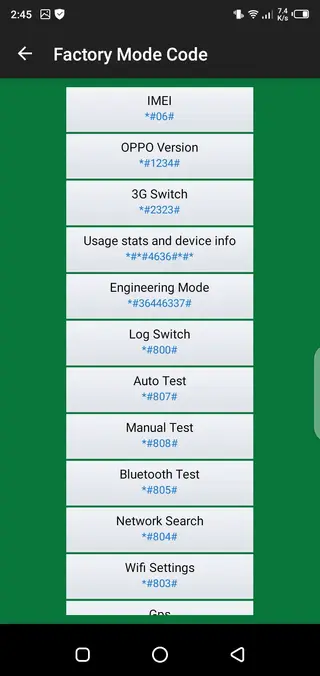 Screenshot of Oppo Tools Apk