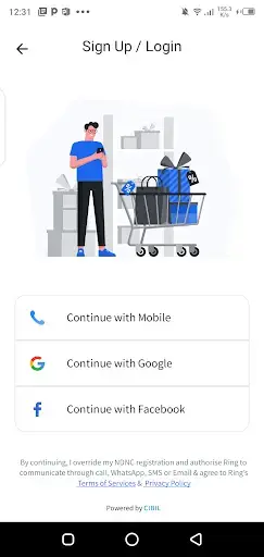 Screenshot of Pay With Ring Apk