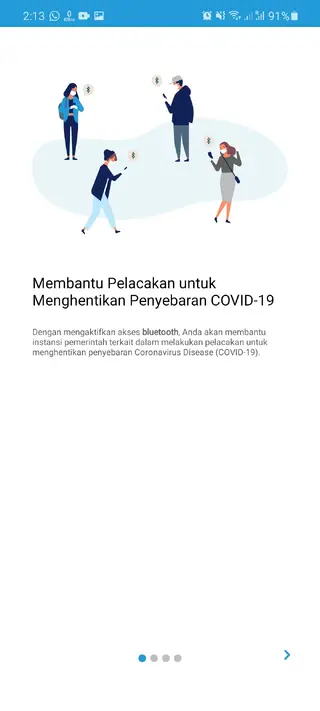 Screenshot Pedulilindungi Apk