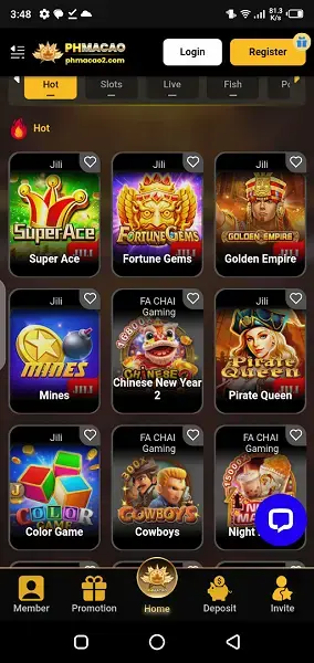Screenshot of Phmacao