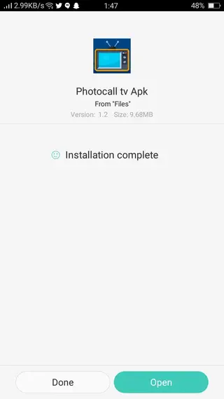 Screenshot of Photocall TV For Android