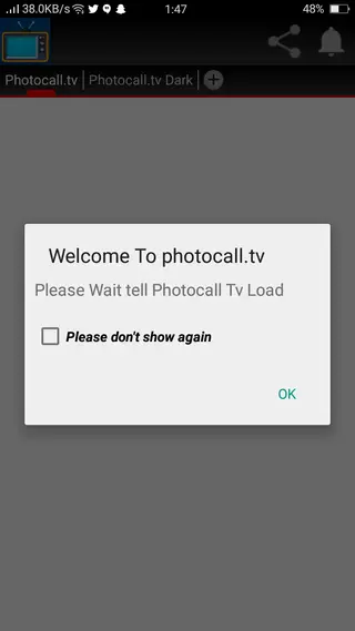 Screenshot of Photocall TV App