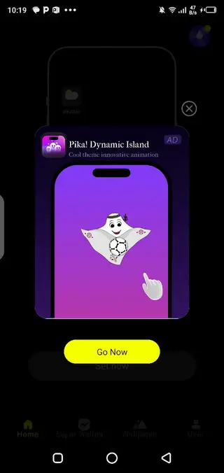 Screenshot of Pika Super Wallpaper App