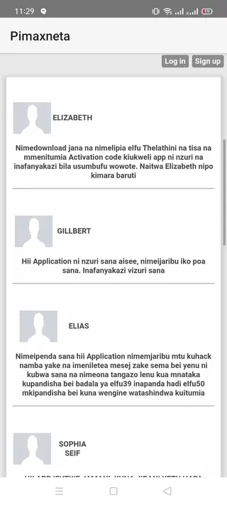 Screenshot of Pimaxneta Apk Download