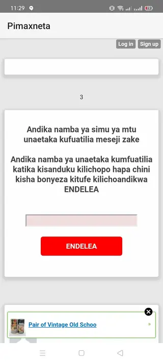 Screenshot of Pimaxneta App