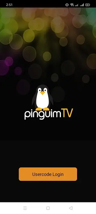 Screenshot of Pinguim TV App