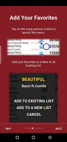 Screenshot of Platinum Songbook Android