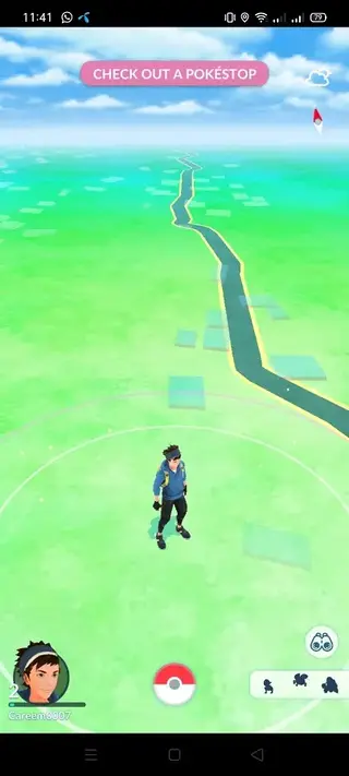 Screenshot of Pokemon Go Samsung Download