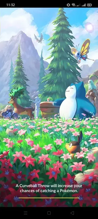 Screenshot of Pokemon Go Samsung Game