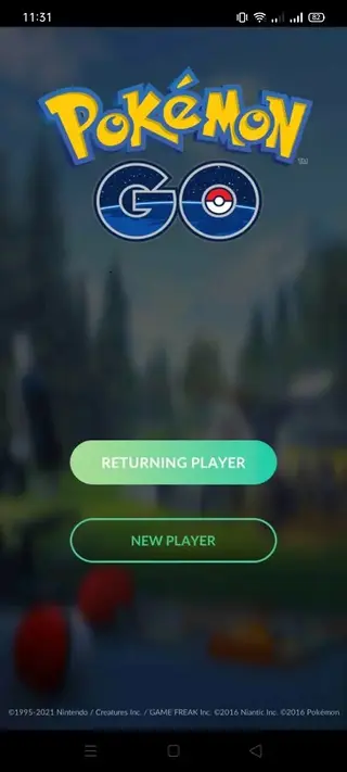 Screenshot of Pokemon Go Samsung Apk