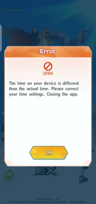 Screenshot of Pokémon Master EX
