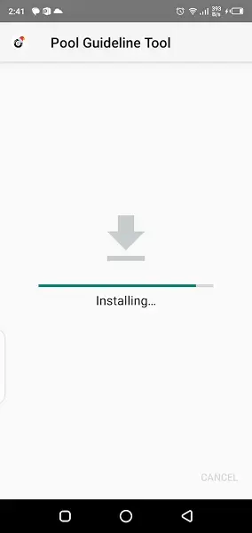 Screenshot of Pool Guideline Tool Android