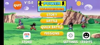 Screenshot of Power Warriors App