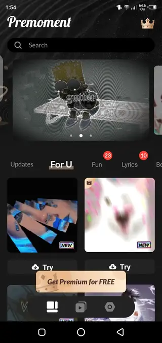 Screenshot of Premoment Apk
