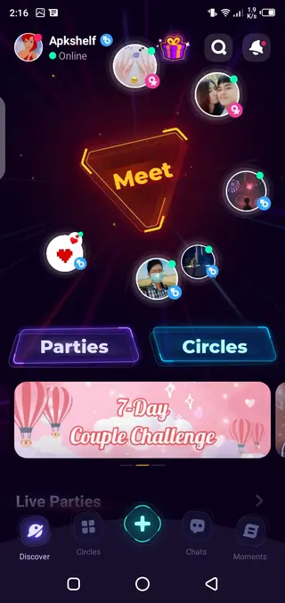 Screenshot of Project Z App