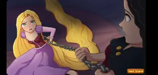 Screenshot of Rapunzel Game