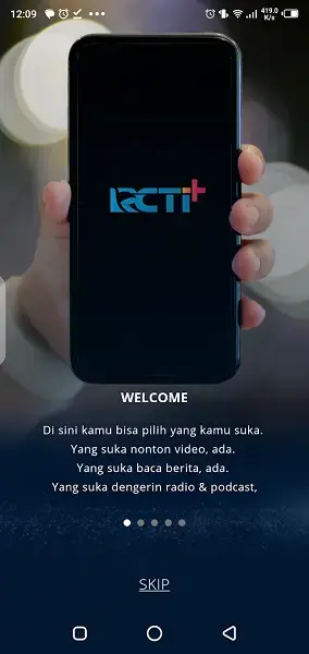 Screenshot of RCTI Plus