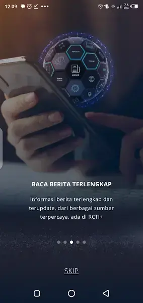 Screenshot of RCTI Plus App