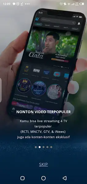 Screenshot of RCTI Plus Android