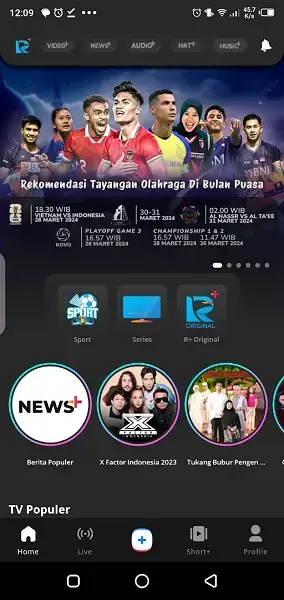 Screenshot of RCTI Plus Download