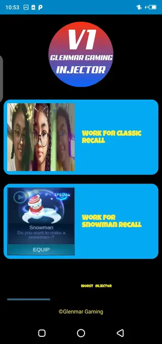 Screenshot of Recall Injector ML Apk