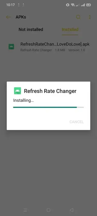 Screenshot of Refresh Rate Changer Download