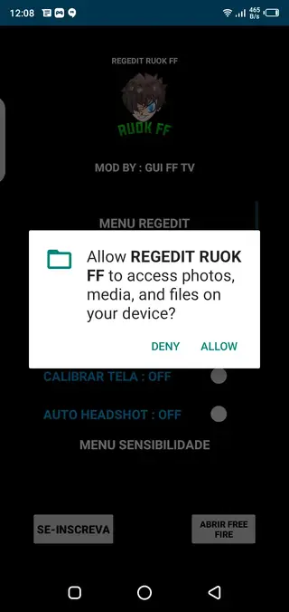 Screenshot of REGEDIT Macro